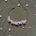 WHIMSICAL Blue flower bracelet